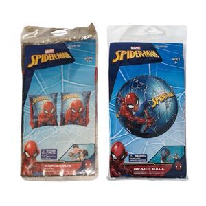 Bestway Spiderman Inflatable Pool Ball & Armband Swim Floaties